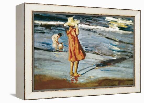 Children on the Beach-Joaqu?n Sorolla y Bastida-Framed Stretched Canvas