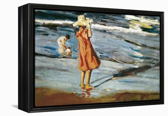 Children on the Beach-Joaqu?n Sorolla y Bastida-Framed Stretched Canvas