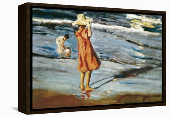 Children on the Beach-Joaqu?n Sorolla y Bastida-Framed Stretched Canvas