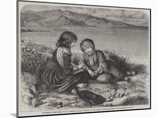 Children on the Coast-Edward John Cobbett-Mounted Giclee Print