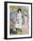 Children on the Seashore, Guernsey-Pierre-Auguste Renoir-Framed Giclee Print