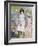 Children on the Seashore, Guernsey-Pierre-Auguste Renoir-Framed Giclee Print