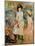 Children on the Seashore, Guernsey-Pierre-Auguste Renoir-Mounted Giclee Print