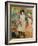 Children on the Seashore, Guernsey-Pierre-Auguste Renoir-Framed Giclee Print