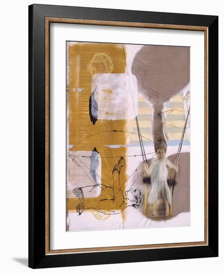 Children Playing, 1999-Aris Kalaizis-Framed Giclee Print