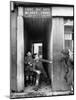 Children Playing at the Entrance to McGee's Court Slum on Camden Street-Tony Linck-Mounted Photographic Print