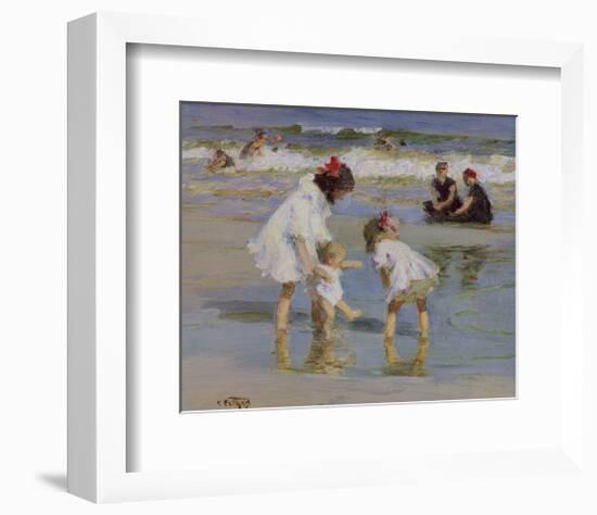 Children Playing at the Seashore-Edward Henry Potthast-Framed Giclee Print