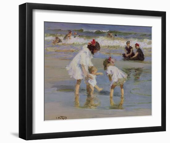 Children Playing at the Seashore-Edward Henry Potthast-Framed Giclee Print