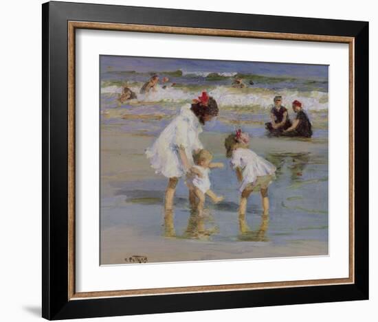 Children Playing at the Seashore-Edward Henry Potthast-Framed Giclee Print