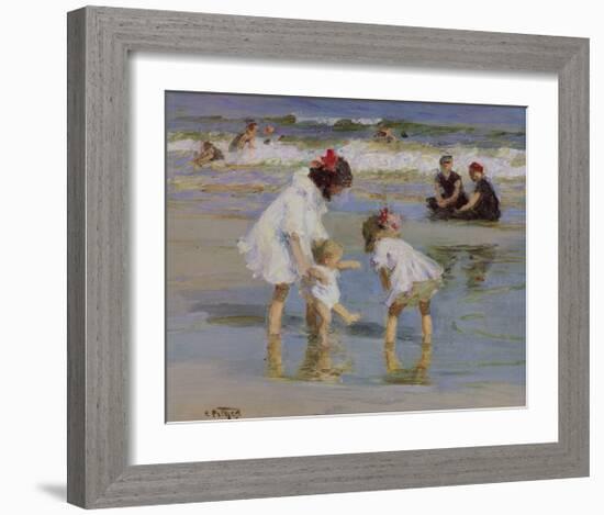 Children Playing at the Seashore-Edward Henry Potthast-Framed Giclee Print