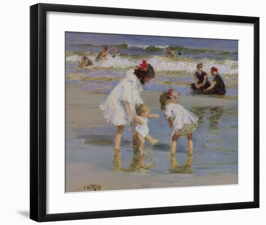 Children Playing at the Seashore-Edward Henry Potthast-Framed Giclee Print