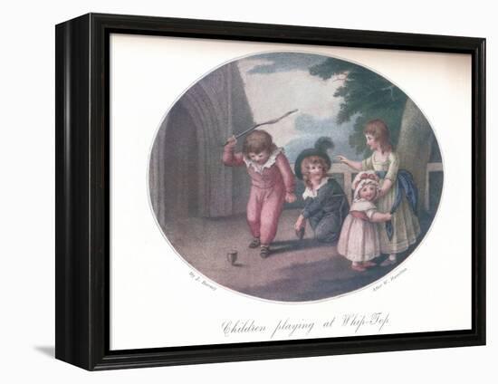 Children Playing at Whip-Top, 1910-William Hamilton-Framed Premier Image Canvas