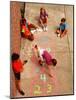 Children Playing Hopscotch-Bill Bachmann-Mounted Photographic Print