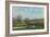 Children Playing in a Field-Alfred Sisley-Framed Giclee Print