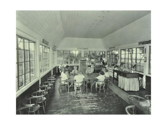 Children Playing In The Nursery At Banstead Residential School Children Playing In The Nursery At Banstead Residential School Surrey 1931 Photographic Print By Art