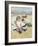 Children Playing on the Beach, 1884-Mary Stevenson Cassatt-Framed Premium Giclee Print