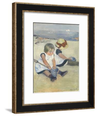 Children Playing on the Beach, 1884 Giclee Print by Mary Cassatt | Art.com