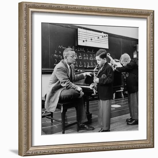 Children Playing Various Musical Instruments-Nina Leen-Framed Photographic Print