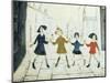 Children Playing-Laurence Stephen Lowry-Mounted Art Print