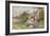 Children Reading Beside a Country Lane-Myles Birket Foster-Framed Giclee Print