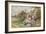 Children Reading Beside a Country Lane-Myles Birket Foster-Framed Giclee Print