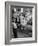 Children Reciting the Pledge of Allegiance as a Boy Holds the Us Flag in their Classroom-Bernard Hoffman-Framed Photographic Print