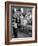 Children Reciting the Pledge of Allegiance as a Boy Holds the Us Flag in their Classroom-Bernard Hoffman-Framed Photographic Print