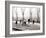 Children Running Alongside a Canal, Monnickendam, Netherlands, 1898-James Batkin-Framed Photographic Print