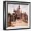 Children Running Through Gate of Sleeping Beauty's Castle at Walt Disney's Theme Park, Disneyland-Allan Grant-Framed Photographic Print