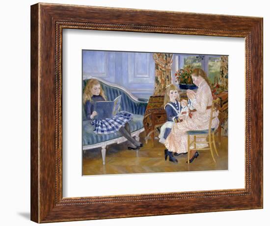 Children's Afternoon at Wargemont, 1884-Pierre-Auguste Renoir-Framed Giclee Print