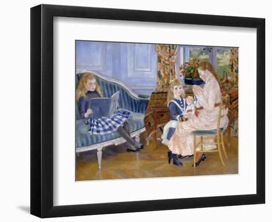 Children's Afternoon at Wargemont, 1884-Pierre-Auguste Renoir-Framed Giclee Print