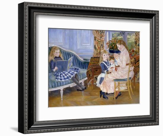 Children's Afternoon at Wargemont, 1884-Pierre-Auguste Renoir-Framed Giclee Print