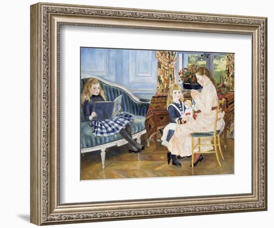 Children's Afternoon at Wargemont, 1884-Pierre-Auguste Renoir-Framed Giclee Print