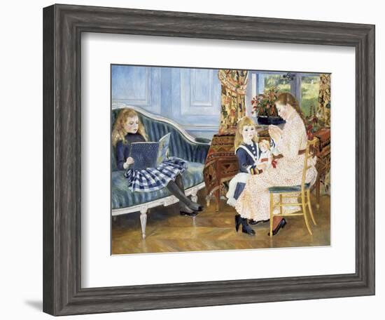 Children's Afternoon at Wargemont, 1884-Pierre-Auguste Renoir-Framed Giclee Print