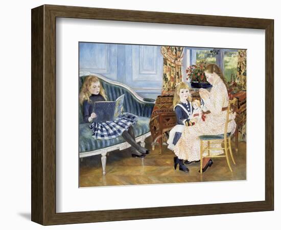 Children's Afternoon at Wargemont, 1884-Pierre-Auguste Renoir-Framed Giclee Print