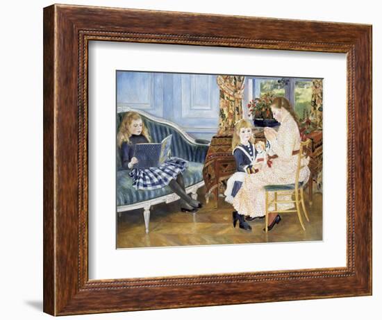 Children's Afternoon at Wargemont, 1884-Pierre-Auguste Renoir-Framed Giclee Print