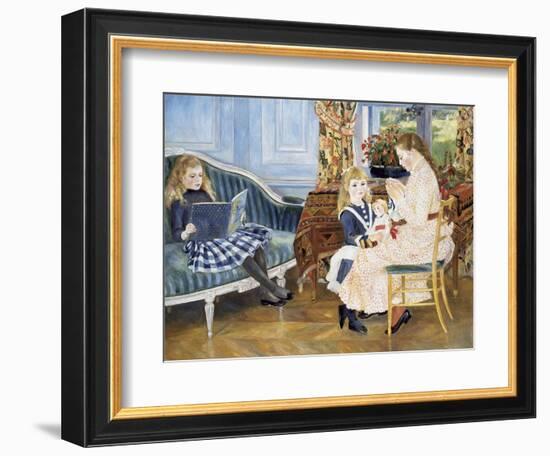 Children's Afternoon at Wargemont, 1884-Pierre-Auguste Renoir-Framed Giclee Print