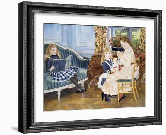 Children's Afternoon at Wargemont, 1884-Pierre-Auguste Renoir-Framed Giclee Print