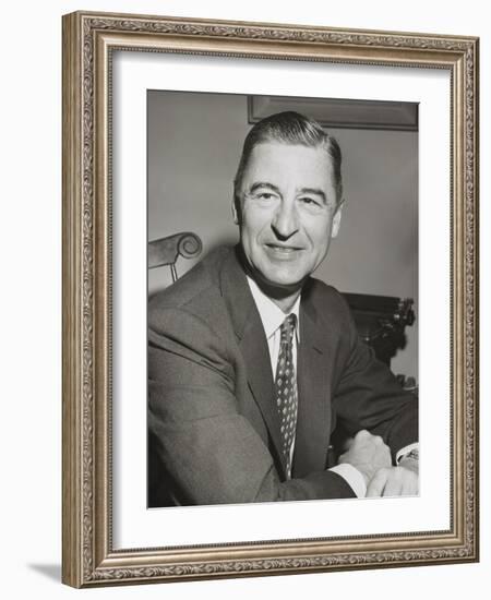 Children's Author and Illustrator, Ted Geisel, Better known by His Pseudonym, Dr. Seuss-null-Framed Photo
