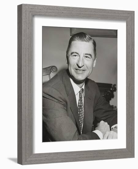 Children's Author and Illustrator, Ted Geisel, Better known by His Pseudonym, Dr. Seuss-null-Framed Photo