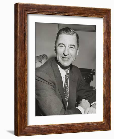 Children's Author and Illustrator, Ted Geisel, Better known by His Pseudonym, Dr. Seuss-null-Framed Photo