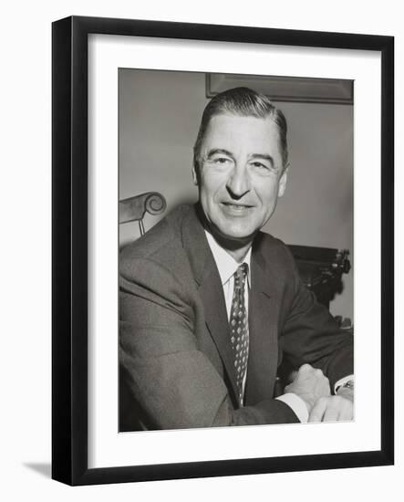 Children's Author and Illustrator, Ted Geisel, Better known by His Pseudonym, Dr. Seuss-null-Framed Photo