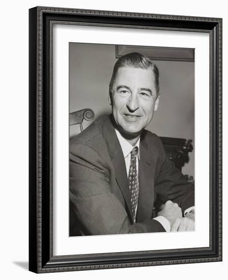 Children's Author and Illustrator, Ted Geisel, Better known by His Pseudonym, Dr. Seuss-null-Framed Photo