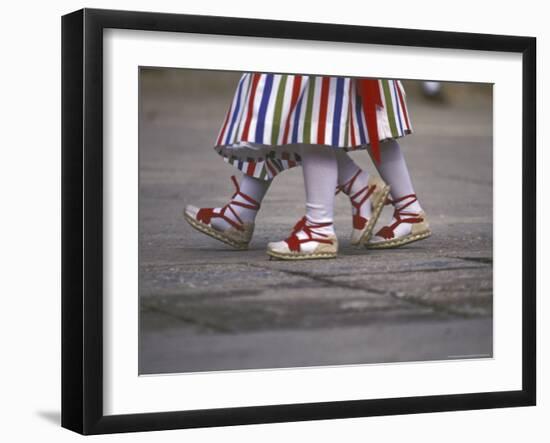 Children's Dance Group at Poble Espanyol, Montjuic, Barcelona, Spain-Michele Westmorland-Framed Photographic Print