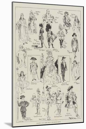 Children's Fancy-Dress Ball at the Mansion House-Ralph Cleaver-Mounted Giclee Print