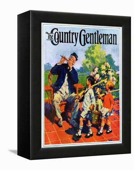 "Children's Fourth of July Parade," Country Gentleman Cover, July 1, 1927-William Meade Prince-Framed Premier Image Canvas