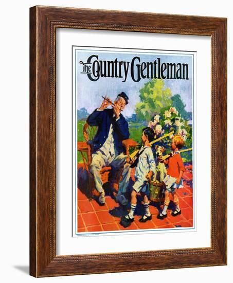 "Children's Fourth of July Parade," Country Gentleman Cover, July 1, 1927-William Meade Prince-Framed Giclee Print