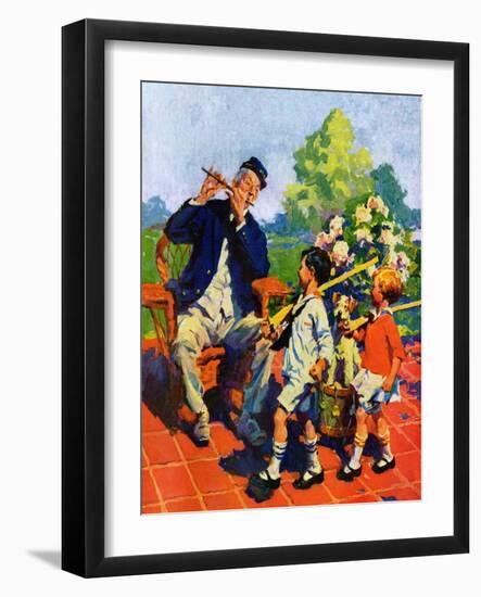 "Children's Fourth of July Parade,"July 1, 1927-William Meade Prince-Framed Giclee Print