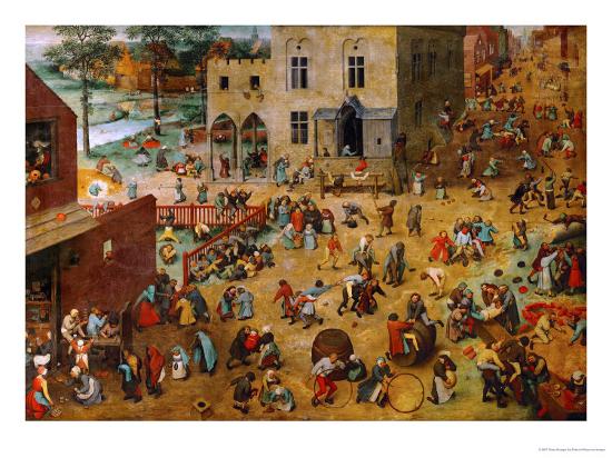Children's Games, 1560 Giclee Print by Pieter Bruegel the