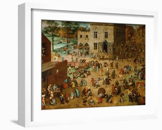 Children?S Games, 1560-Pieter Bruegel the Elder-Framed Giclee Print